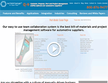 Tablet Screenshot of intertwinecorp.com